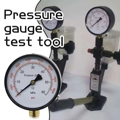 0-60MPa Pressure Gauge for S60H Diesel Injector Nozzle Tester Diesel Testing Gauge Oasis Select