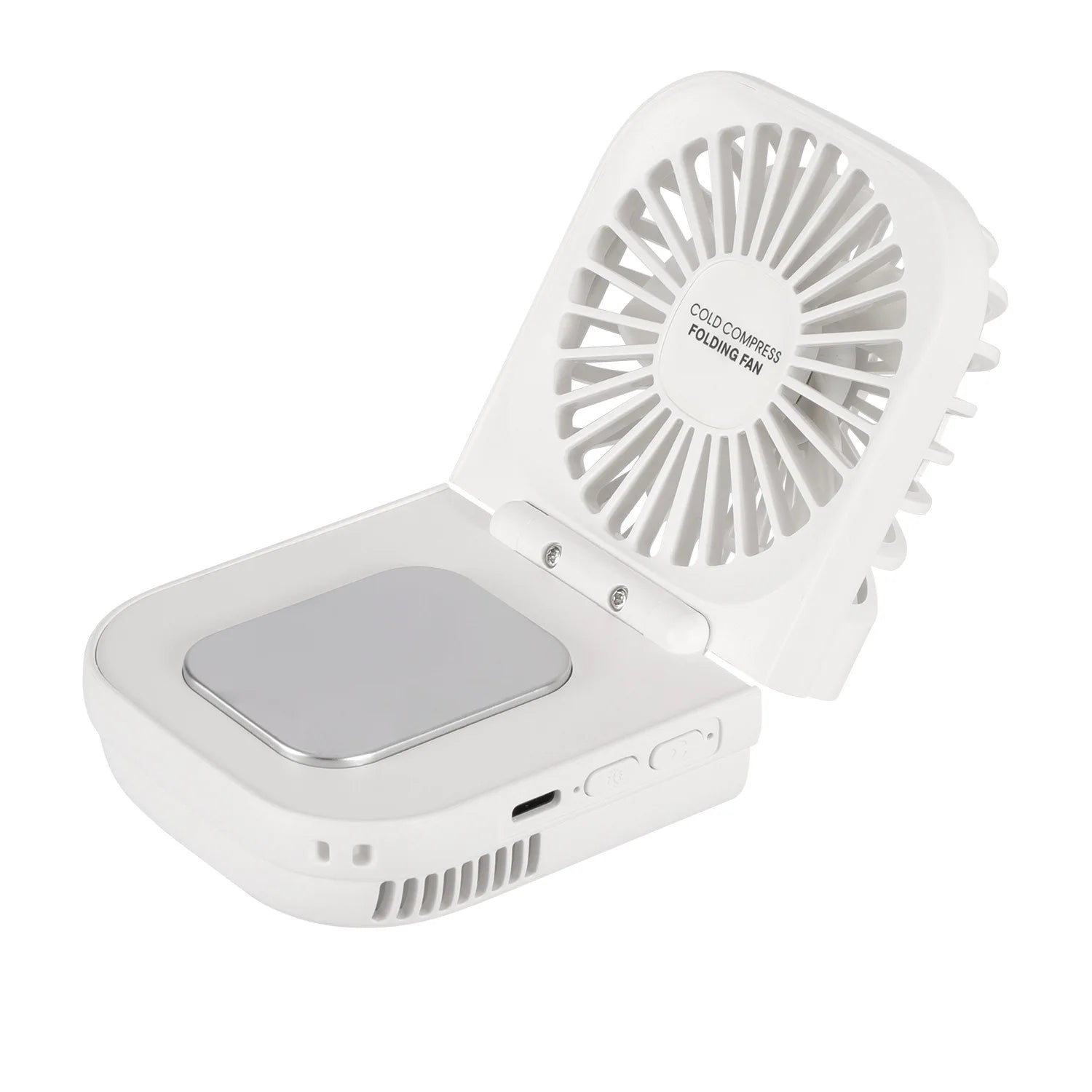 URGGU Portable Handheld Fan USB Rechargeable 2000mAh Folding