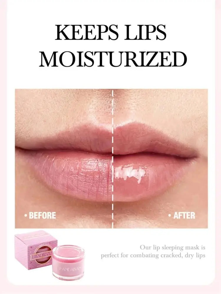 HANDAIYAN 2-in-1 Lip Scrub Balm & Exfoliating Moisturizer