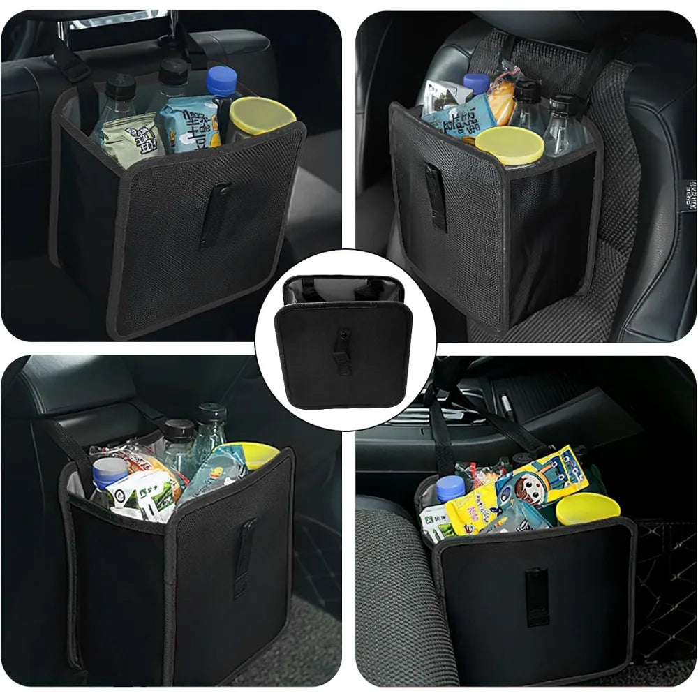 Hanging Foldable Car Trash Can Waterproof Leakproof Auto Garbage Can Large Capacity Vehicle Organizer Interior Accessories Oasis Select