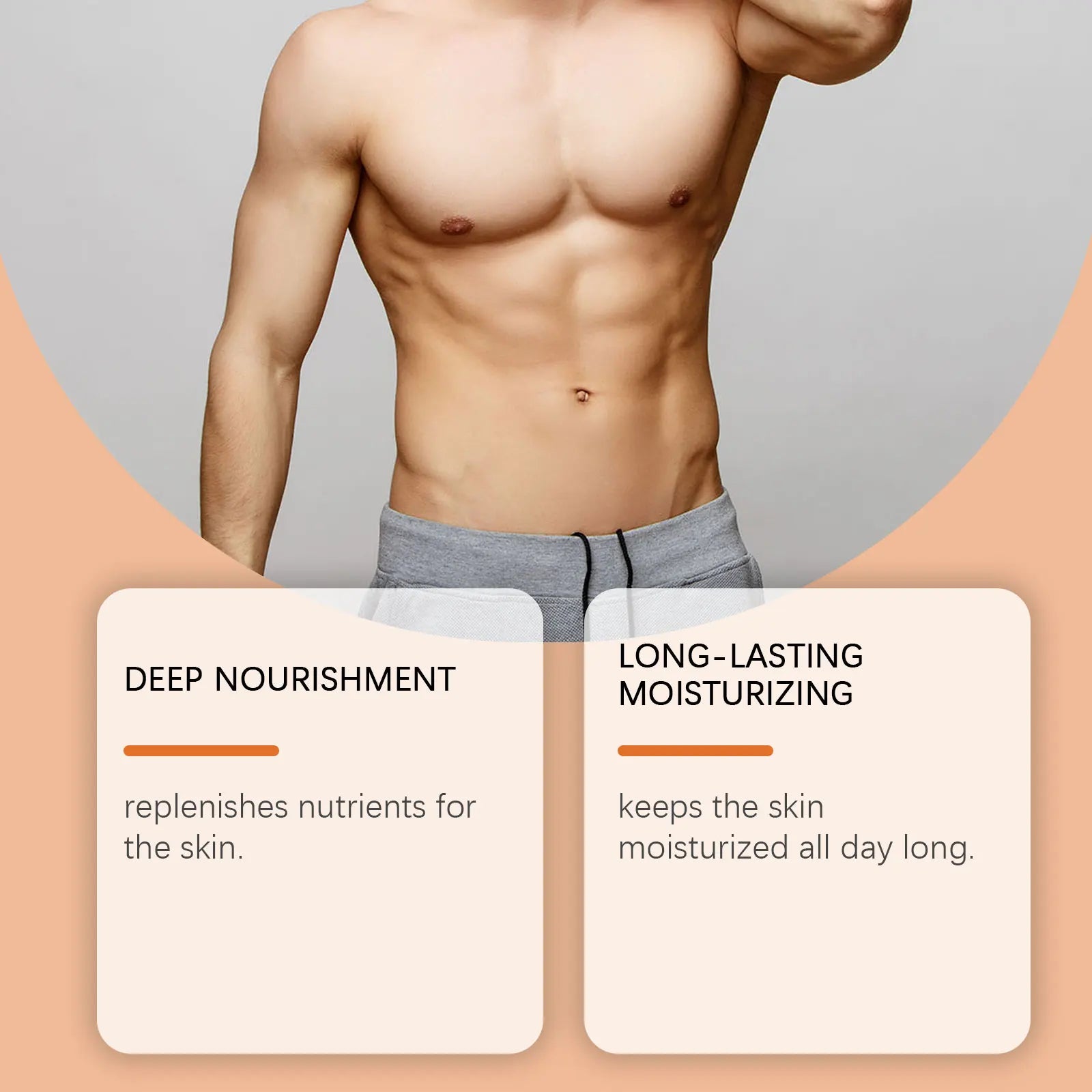 North Moon Ginseng Man Body Shaping Cream Keep Moisturize Improve Elasticity Reduce Sagging Relax Muscle Belly Tightening Creams Oasis Select