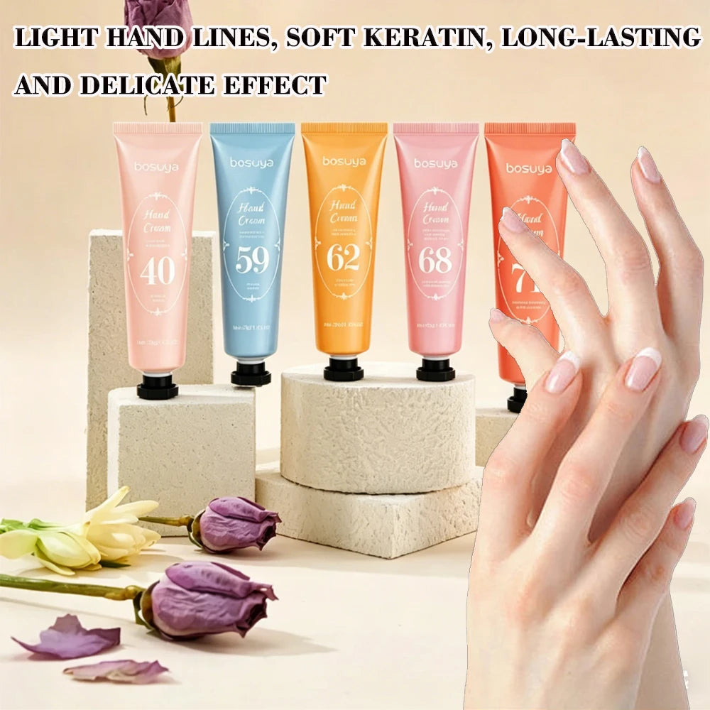 5PCS perfume hand cream, containing shea butter, mango, glycerin and other ingredients Oasis Select