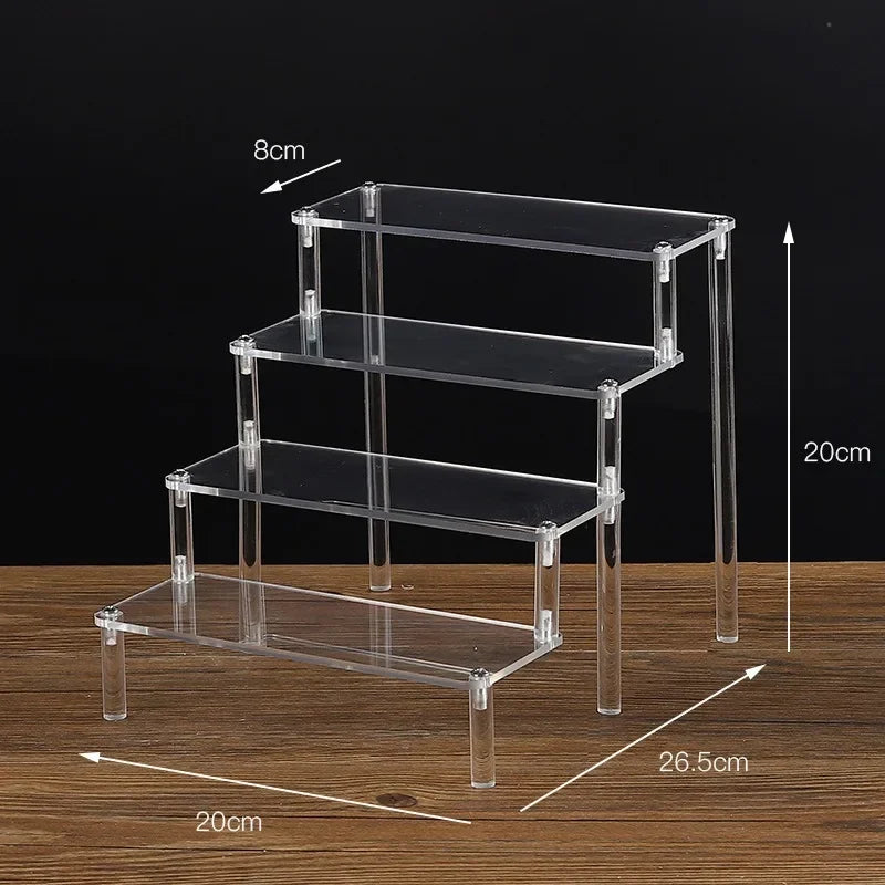 Acrylic Display Riser Rack – Perfume, Makeup & Cupcake Stand