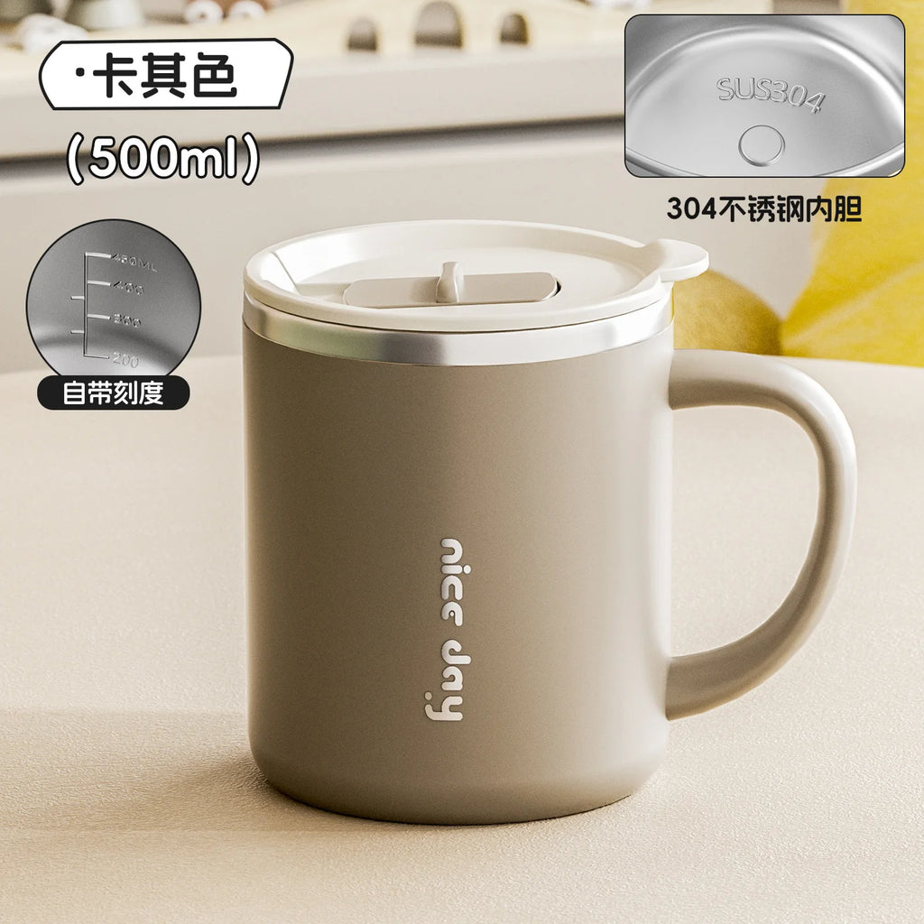 500ml Double Wall Insulated Coffee Mug | 304 Stainless Steel Insulated Travel Mug Oasis Select Coffee 500ML