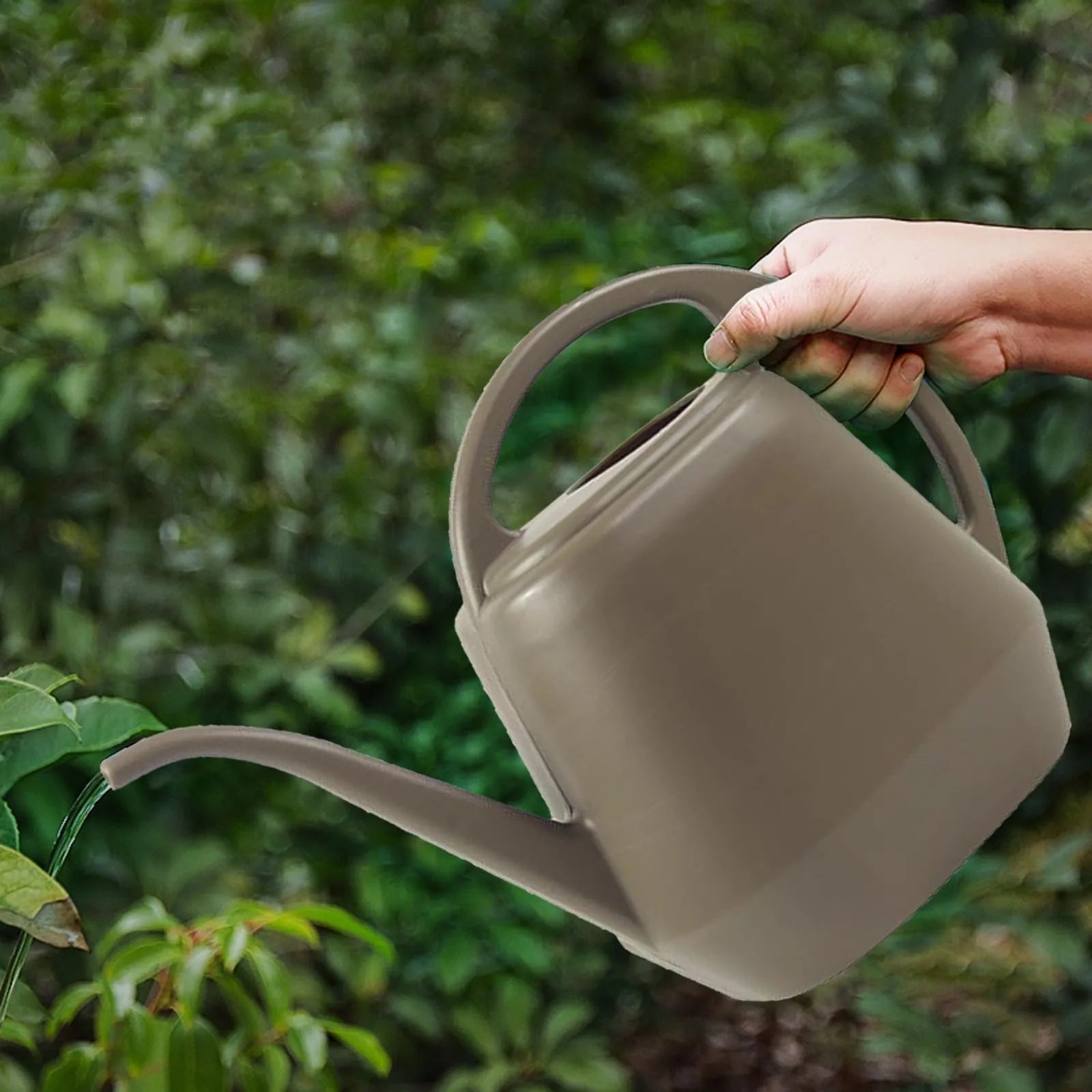 Home Garden 4L Watering Can Long Mouth Large Capacity Plant Sprinkler Garden Tool Lightweight Watering Pot Oasis Select Coffee