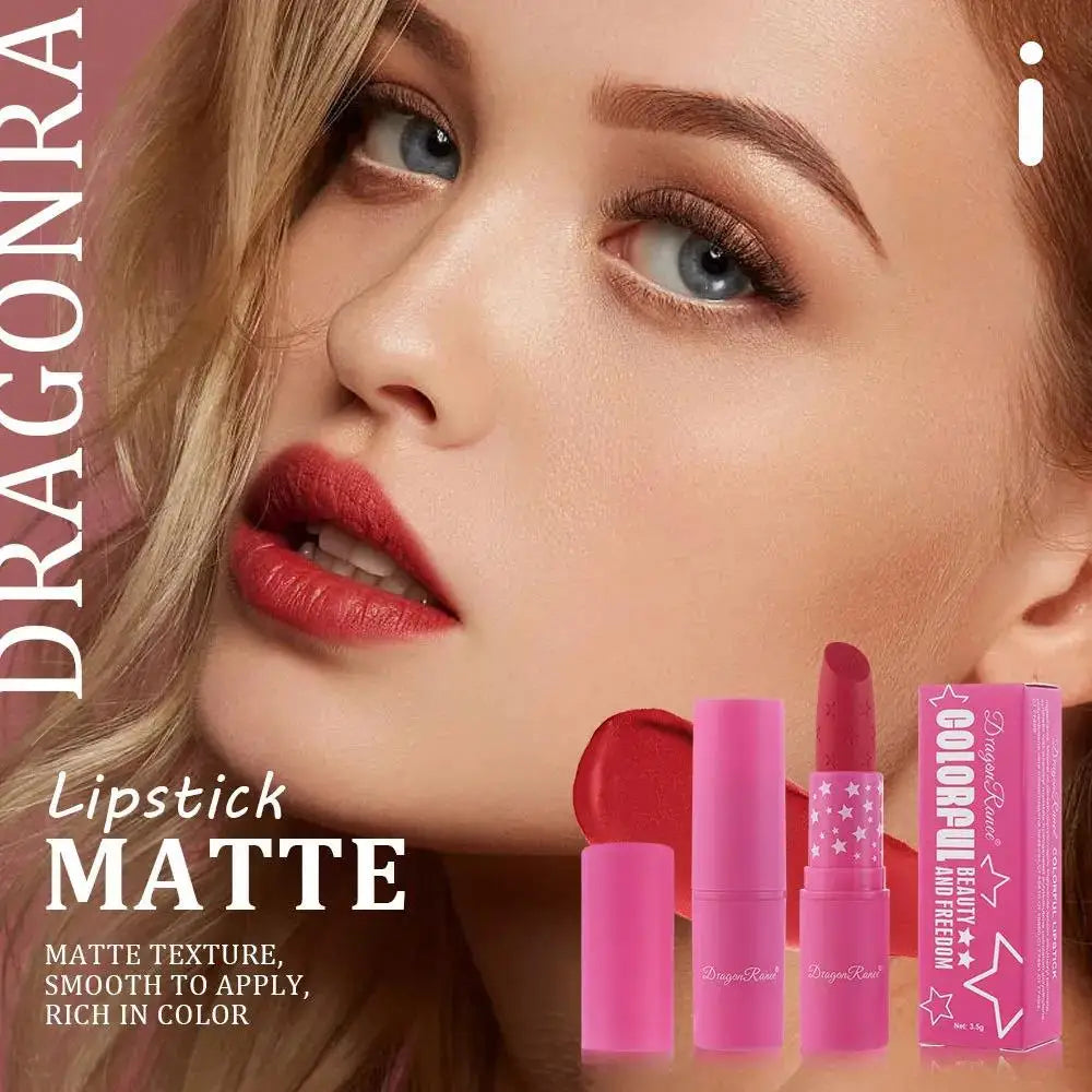 Dragon Ranee 3-Pc Matte Lipstick Set – Waterproof & Long Lasting