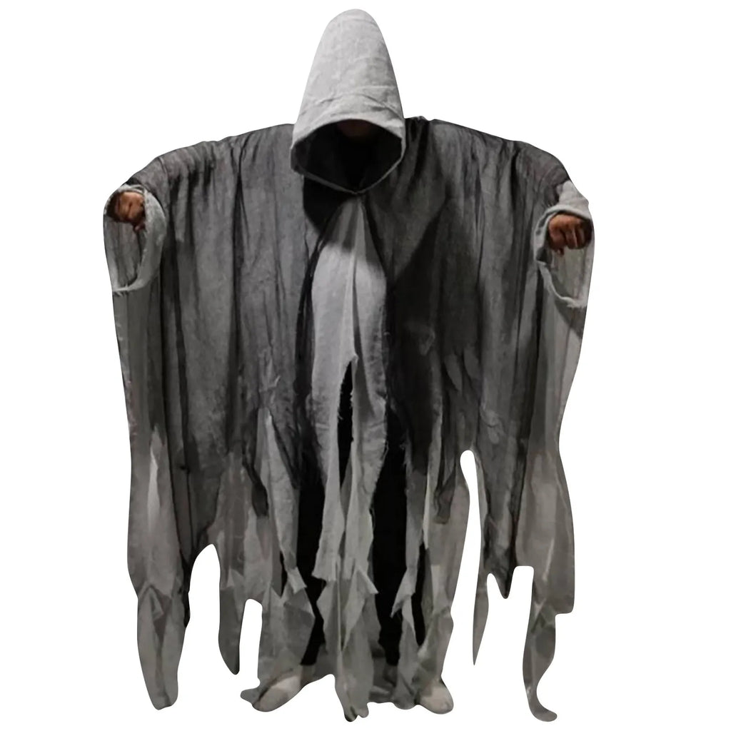 Halloween Gothic Hooded Cloak – Dementor Cosplay Cape Unisex Halloween Costume Cape Oasis Select