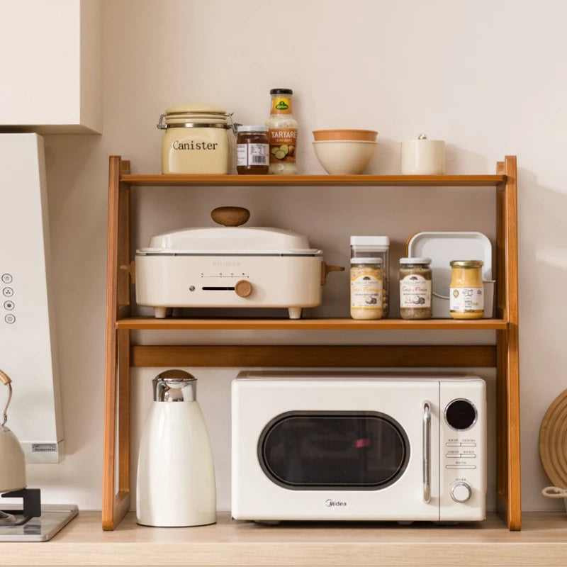 Kitchen Microwave Oven Shelf Household Multi-layer Oven Stand Desktop Countertop Rice Cooker Storage Shelf Oasis Select