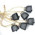 Hot Sale Cow And Sheep Bells Pet Copper Bells Christmas Decoration Jingle Bells With Hemp Rope Loud Bells Xmas Hanging Ornament Oasis Select Other Black