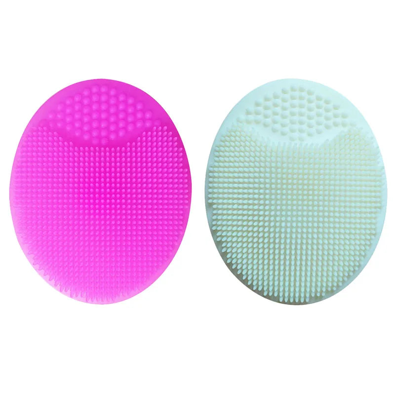 1/2pcs Shampoo Brush for Baby Infant Bathing Soft Silicone Boys Kids Shower Brush Head Hair Washing Massage Brushes Wipe Comb Oasis Select Mix-2pcs 6
