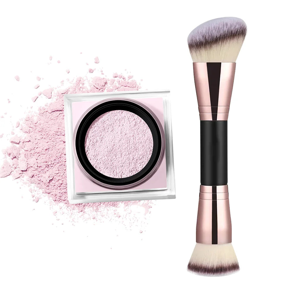 Lakerain Loose Setting Powder & Brush | Matte Oil Control