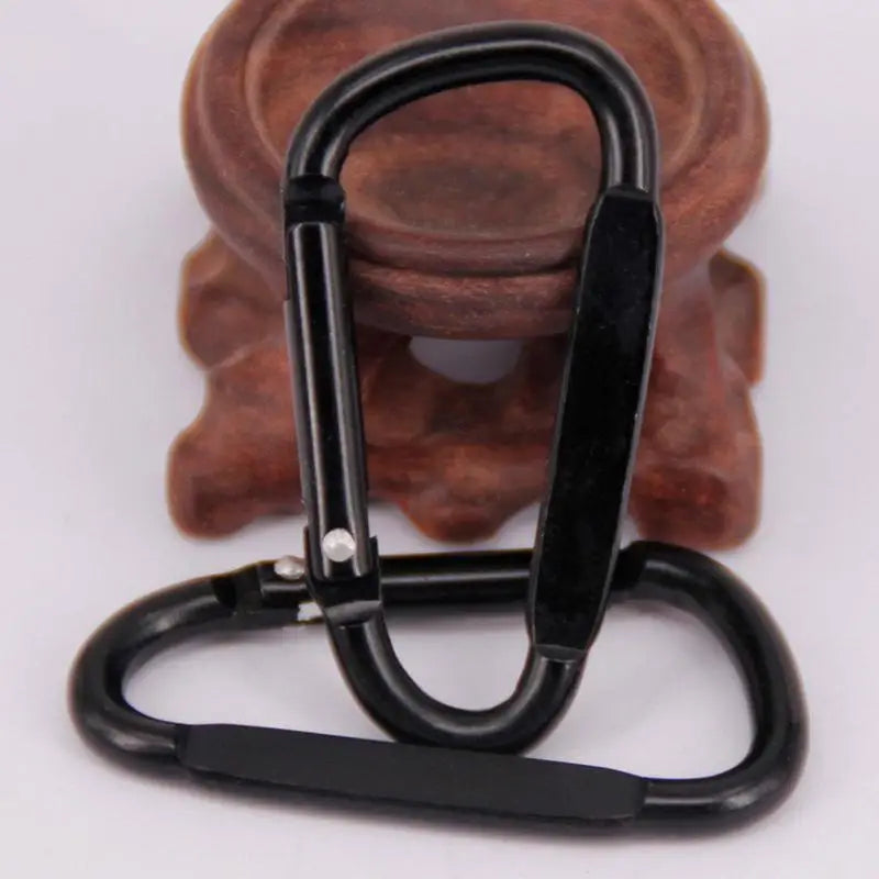 D Ring Clip Aluminum Alloy D Ring Spring Snap D Clip Metal Carabiner Travel Carabiner Backpack Carabiner Camping Accessories Oasis Select