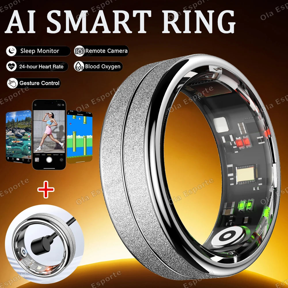 Ola Esporte Smart Ring – AI Health, Sleep & Gesture Control