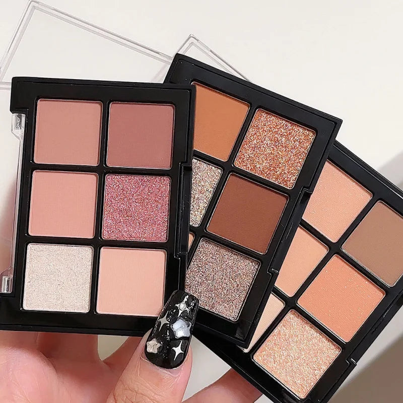 Sweet Mint 6-Color Eyeshadow Palette – Matte & Shimmer #705