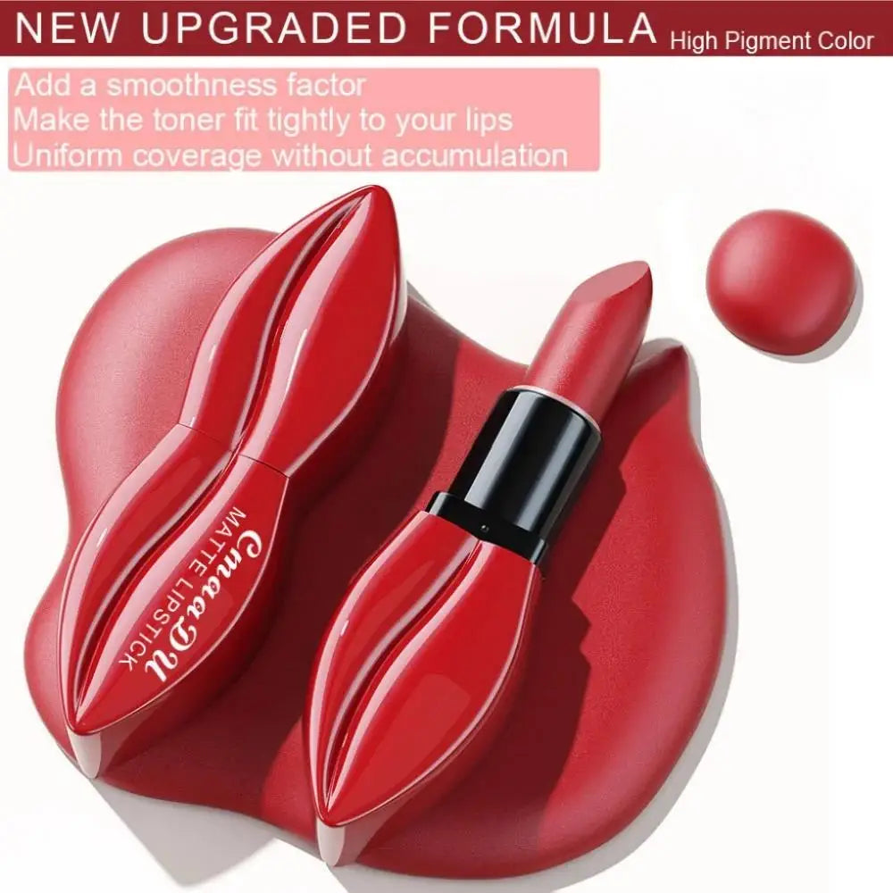 CmaaDu 5-Pc Matte Lipstick Set – Waterproof, Long-Lasting