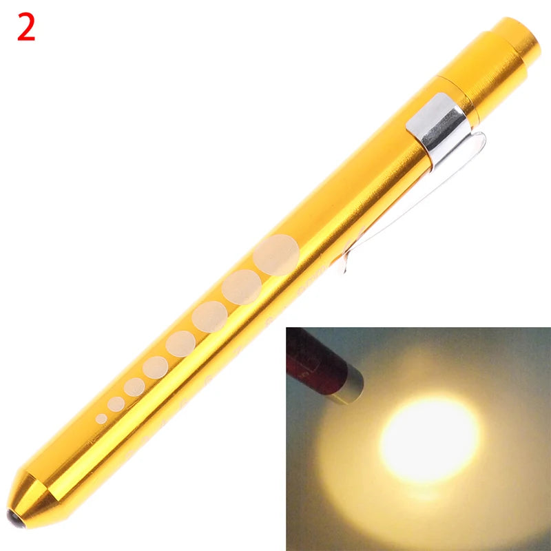 Oral Xamination Pen Light, Pen Flashlight, Pupil Examination Pen Light, Medical Pen Light With Pupil Gauge And Ruler Oasis Select MR-15