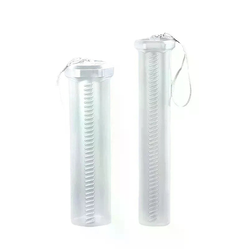 Transparent Abs Telescopic Pen Holder Art Painting Brush Pencil Holder Suitable For Outdoor Sketching Brush Storage Oasis Select