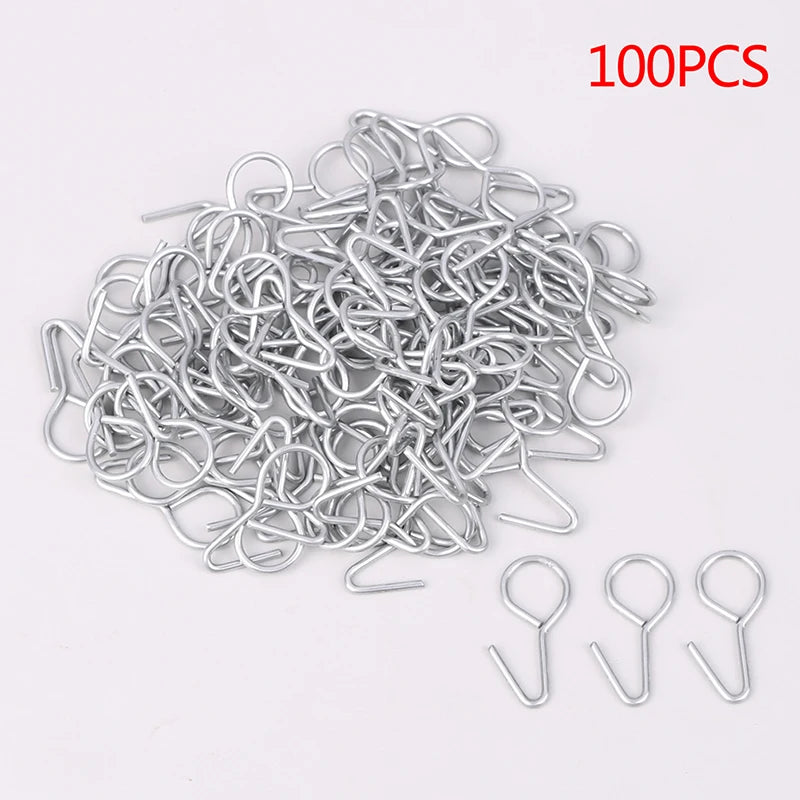 100PCS Multi-functional Car Seat Cover Fixing Hook S Shaped Seat Cover Fastener Oasis Select