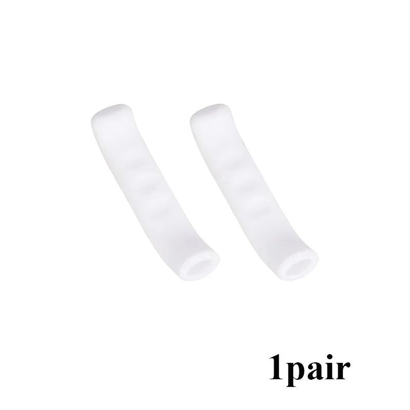 1/2/5pairs Bicycle Brake Handle Cover Silicone MTB Grip Gloves Anti Slip Bicycle Protective Equipment Bicycle Accessories Oasis Select 1pair White