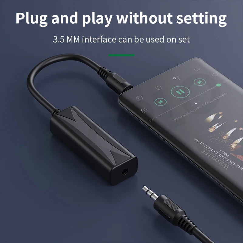 3.5mm Audio Aux Cable Anti-interference Ground Loop Noise Filter Isolator Eliminate Cancelling for Home Stereo Car Audio System Oasis Select