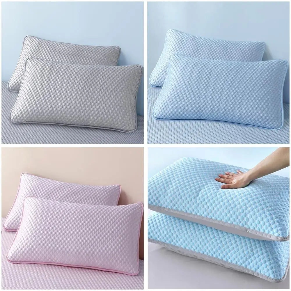 Comfortable Cotton Pillow Cover Isolation layer Anti Mite Pillow Case Protector Waterproof Head oil Pillowcase household Oasis Select