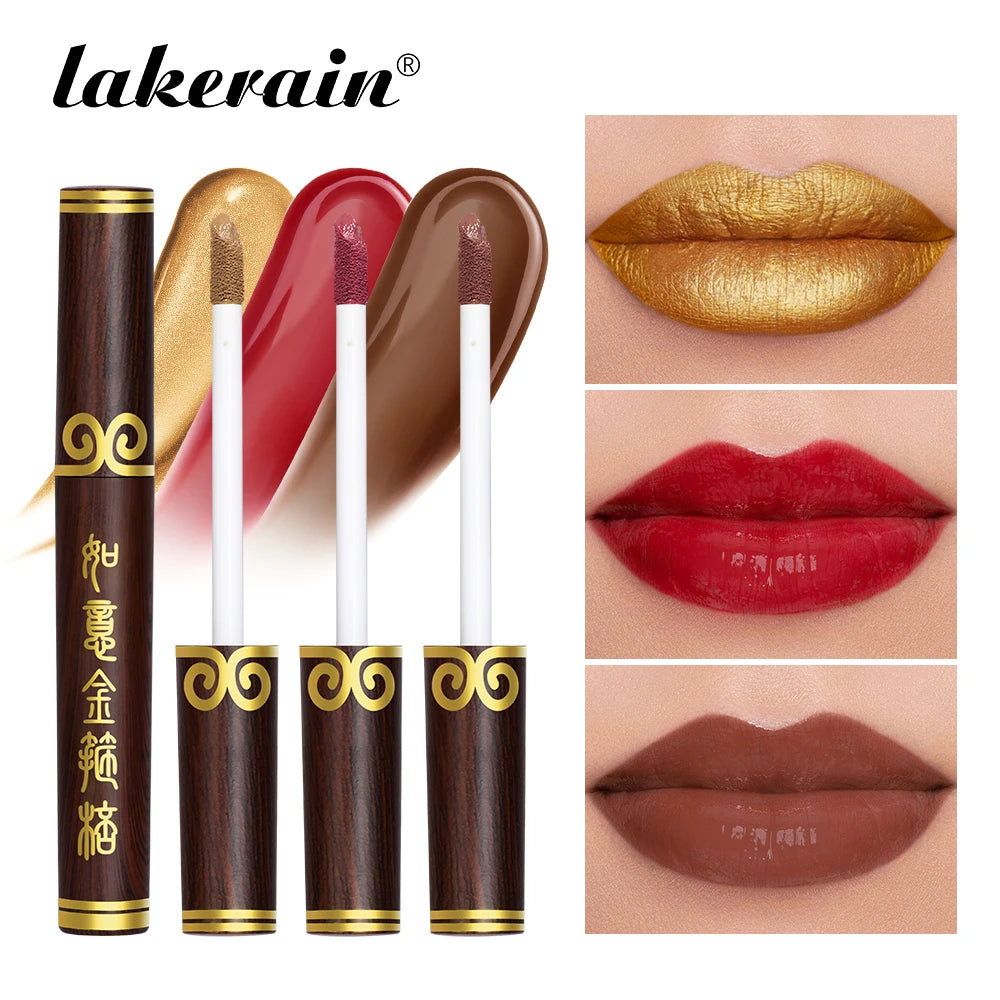 Lakerain Matte Velvet Lip Gloss Waterproof Liquid Lipstick Nude Lips Tint Mud Non-sticky Long Lasting High Shine Lip Glosses Oasis Select