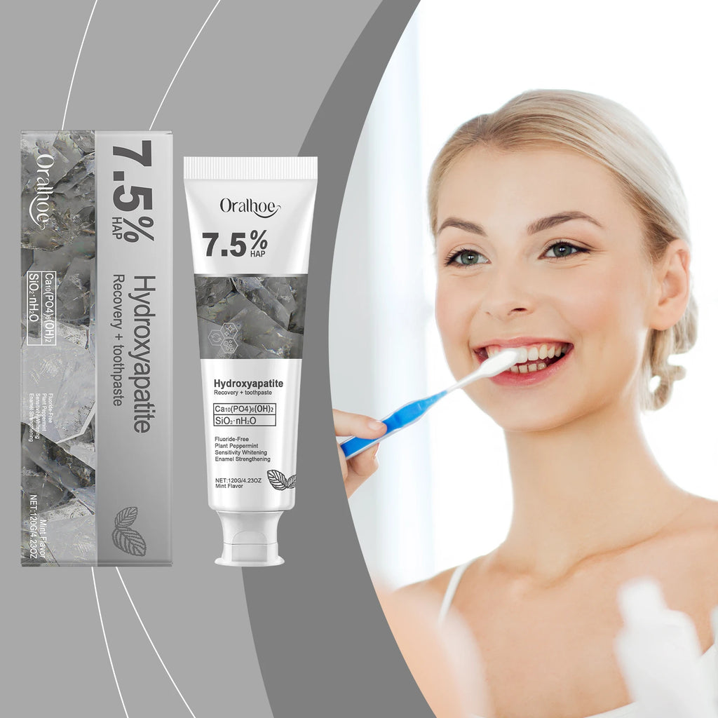Hydroxyapatite Repair Toothpaste Cleaning Tartar Strengthen Tooth Enamel Breath Refreshing Oral Care Brightening Toothpaste 120g Oasis Select