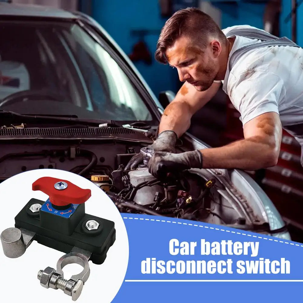 Car Battery Disconnect Switch 12V/24V – Anti-Drain Breaker