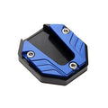 Universal Scooter Motorcycle Bike Kickstand Extender Foot Side Stand Extension Pad Support Plate Anti-skid Enlarged Base Oasis Select Blue