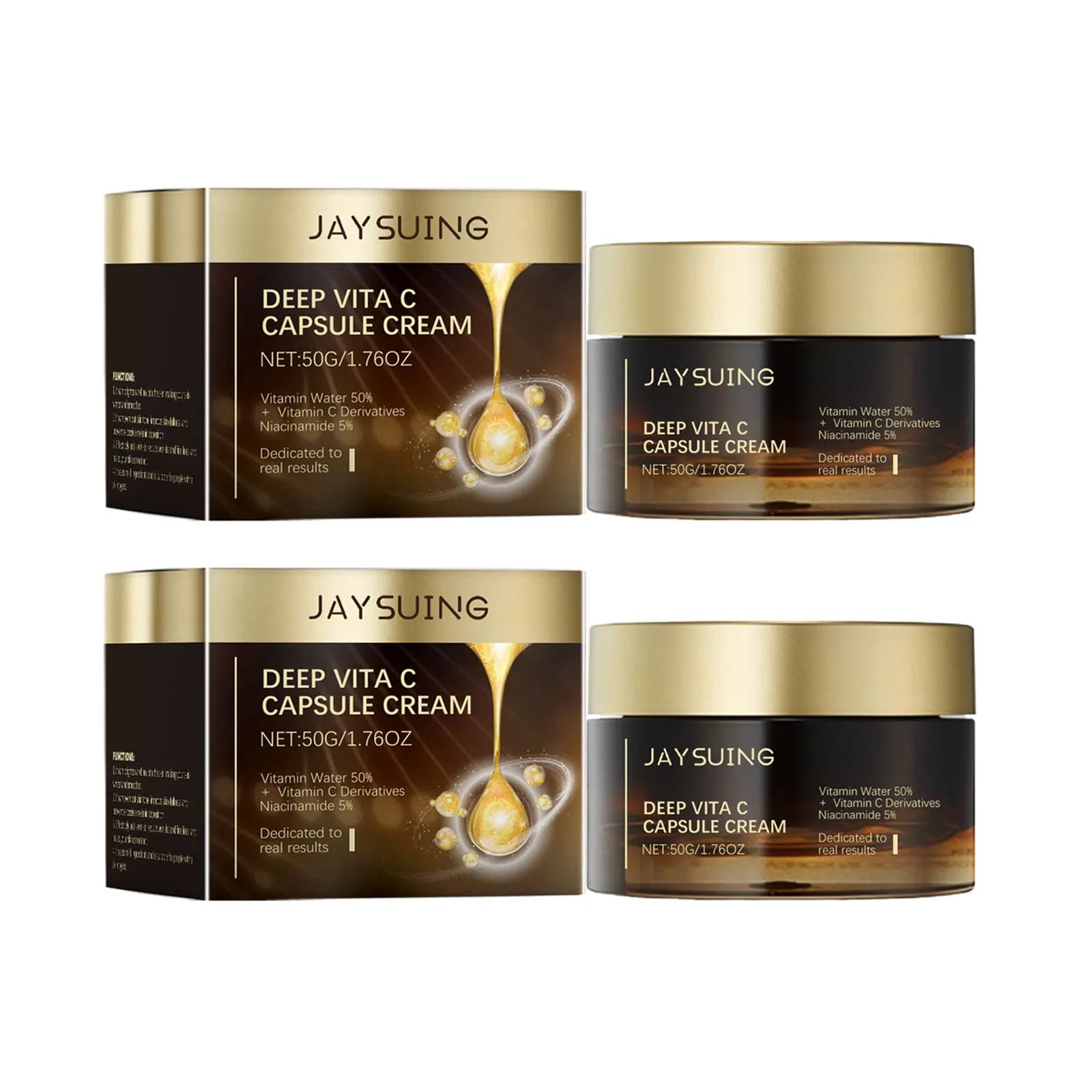 Vitamin C Face Cream – Brighten, Hydrate & Reduce Fine Lines Vitamin C Face Cream Oasis Select 2x50g boxed