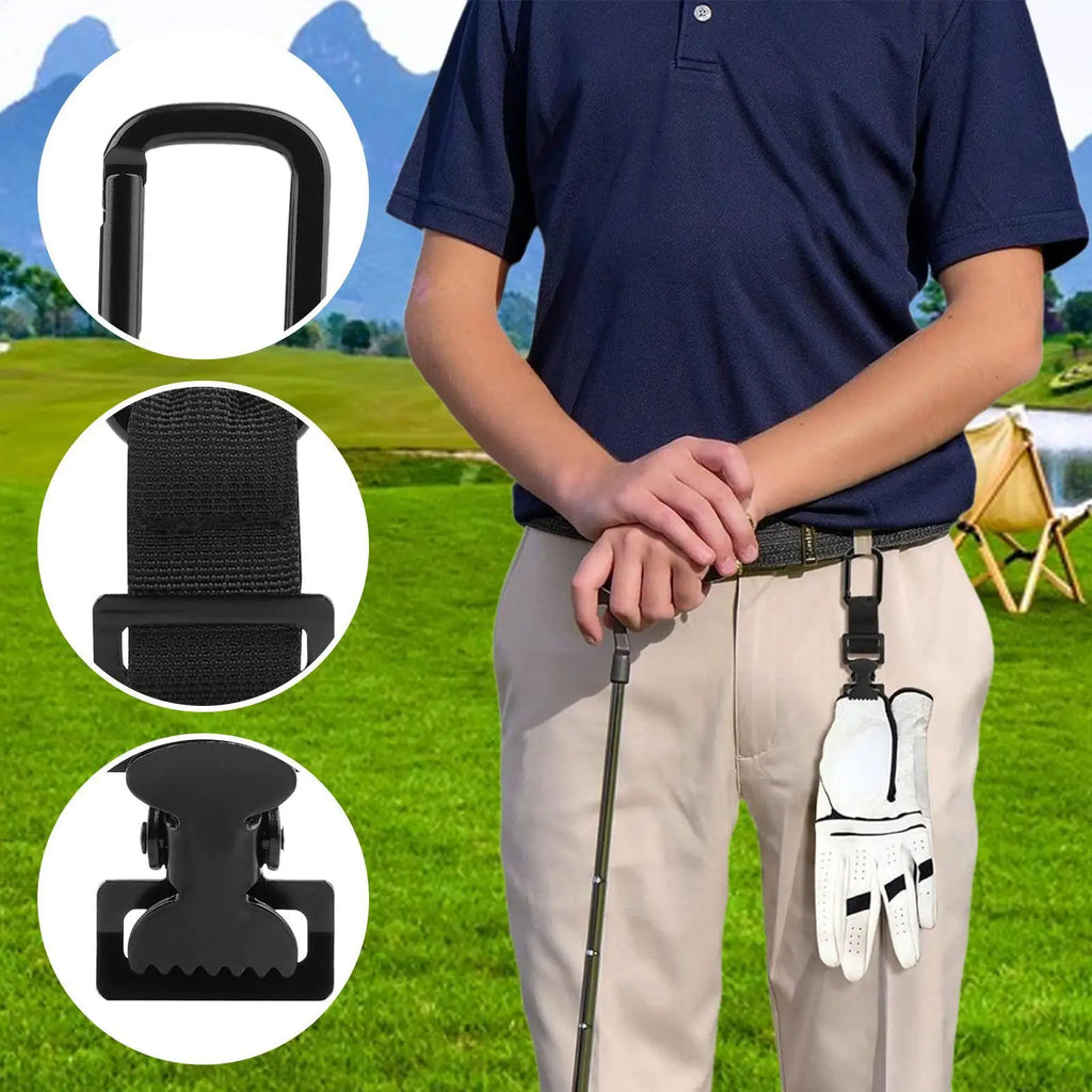 Safety Glove Clamp Serrated Design Mitten Hanger Gloves Clips for Work for Towel Pant Belt Golf Firefighter Construction Skiing Oasis Select