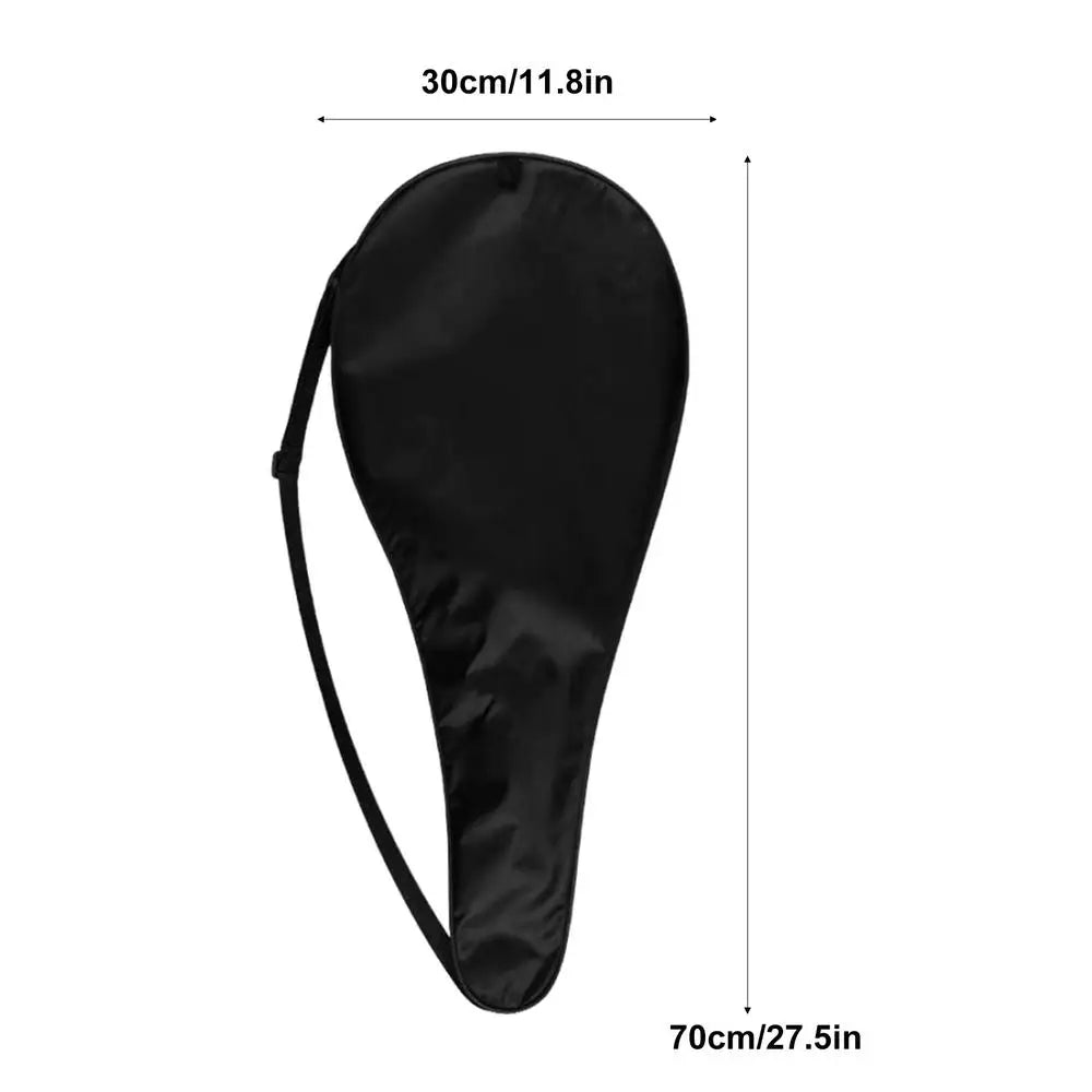 Tennis Racket Bag Storage Bag Badminton Racket Badminton Racquet Shoulder Organizer Tennis Training Equipment Carrying Pouch for Oasis Select Black