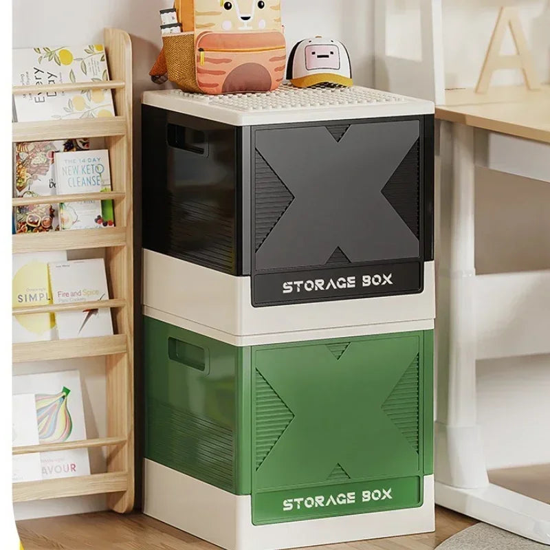 Household large capacity storage box, multifunctional storage box, building block storage box, children's toy storage box Oasis Select