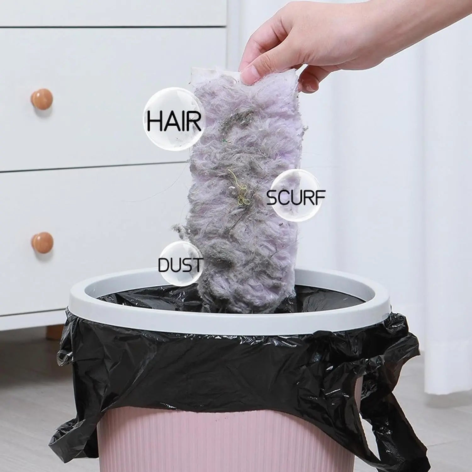 1 Set Multi-Surface Cleaning, Heavy-Duty Duster Refills with Fluffy Fibers,Dusting Tool, Suitable for Windows,Electronic Devices Oasis Select