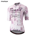 PHMAX Women's Summer Short Sleeve Cycling Jersey Slim Fit Cycling Shirt With 3 Pockets Full-Zip Design Road Bicycle Clothing Oasis Select PW-DY-44301 M