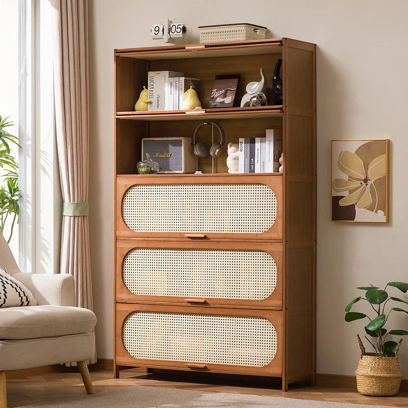 Floor-to-ceiling bookcase home living room children's wall multi-layer storage cabinet storage cabinet simple bedroom Oasis Select