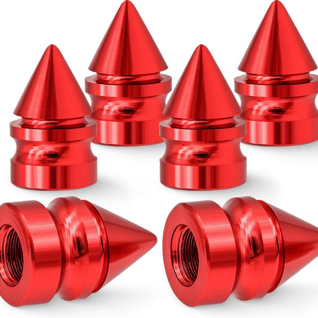 Automobile, motorcycle, conical tower shaped aluminum alloy valve cap, colored valve cap, pointed cap Oasis Select