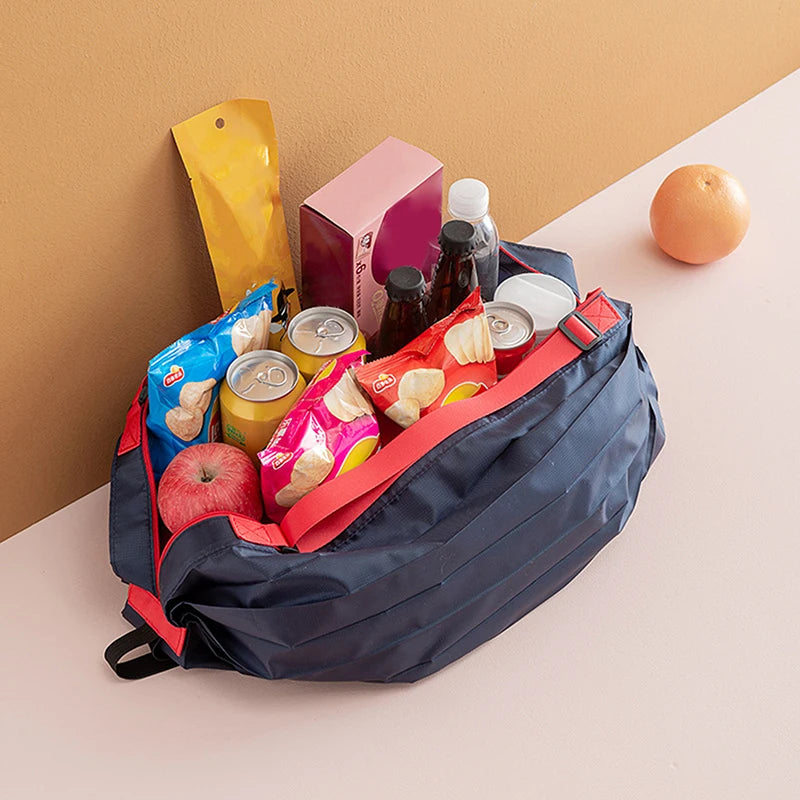 Convenient foldable storage bag with handle portable travel camouflage handbags large capacity shopping bag Oasis Select