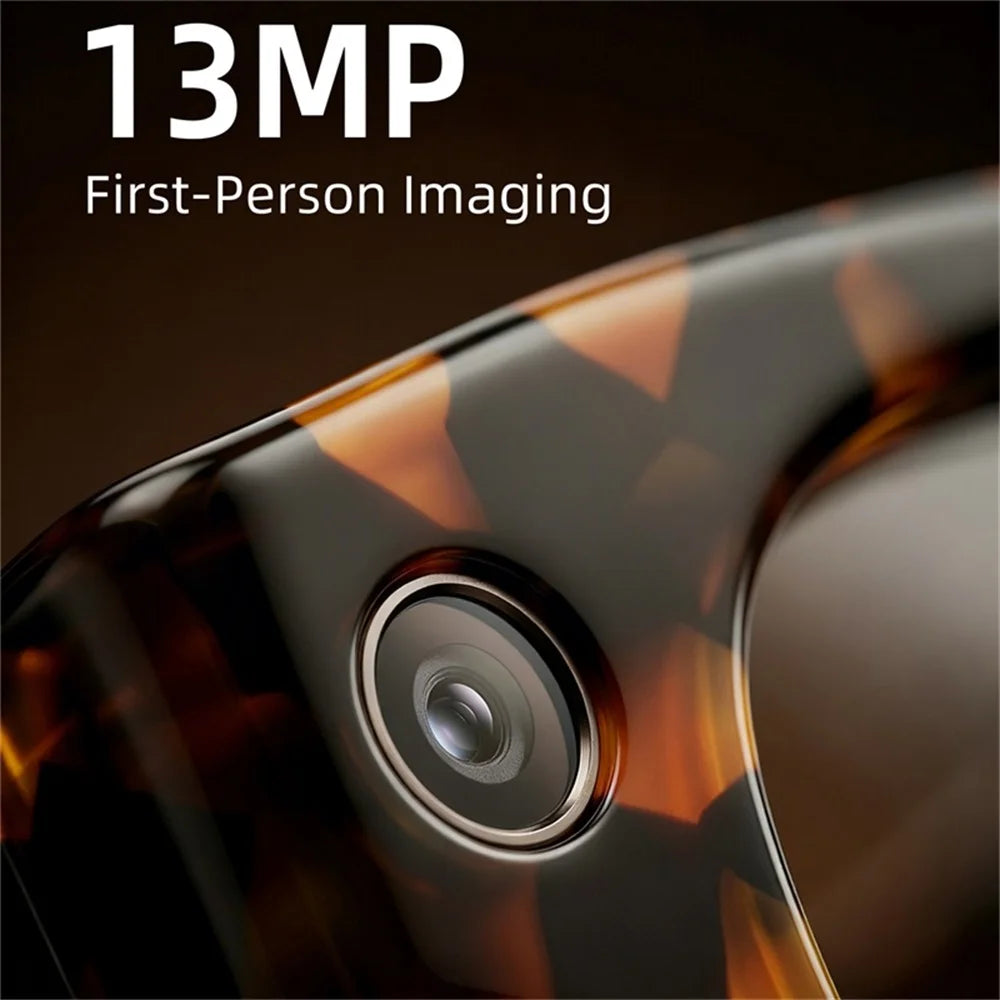 Fashion AI Intelligent Shooting Glasses 13MP HD Camera 1080P/30FPS Recording Dialogue Translation Blue Tooth Smart Glasses Oasis Select