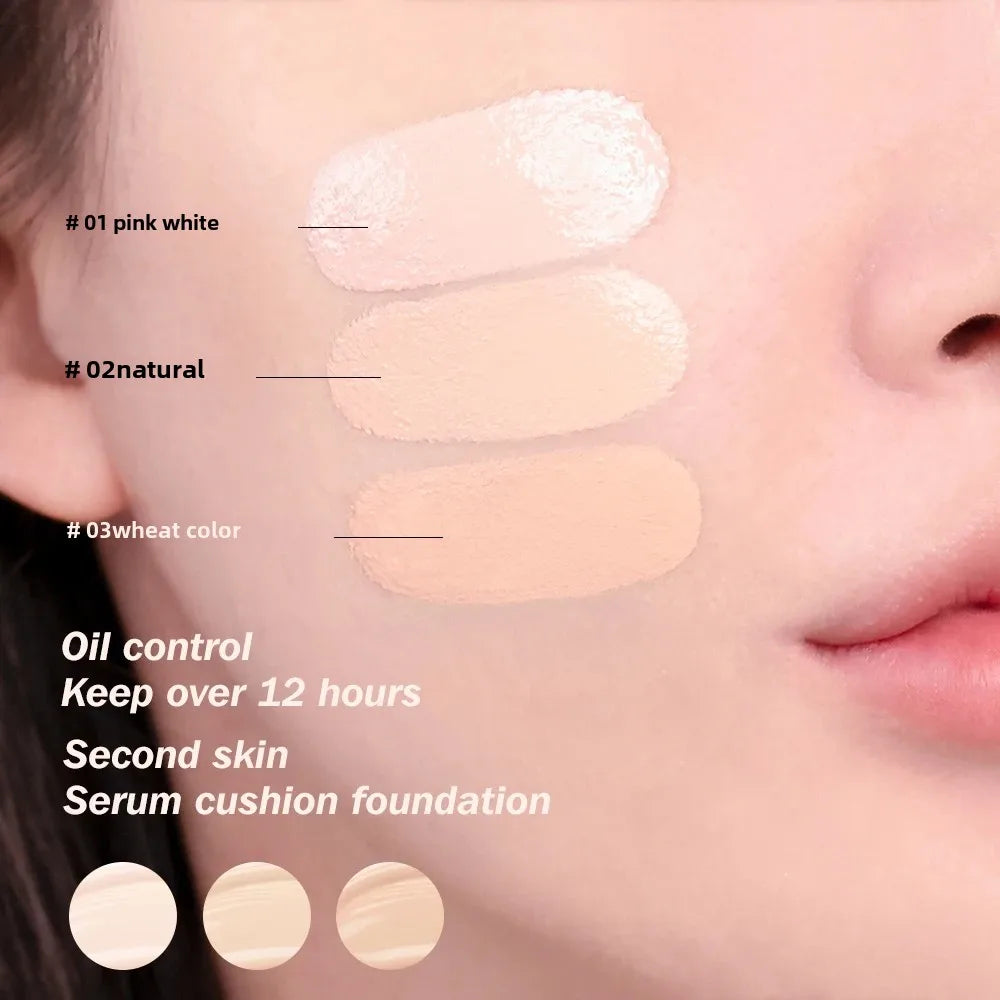 O.TWO.O Air Cushion BB Cream Full Coverage Foundation – 3 Shades