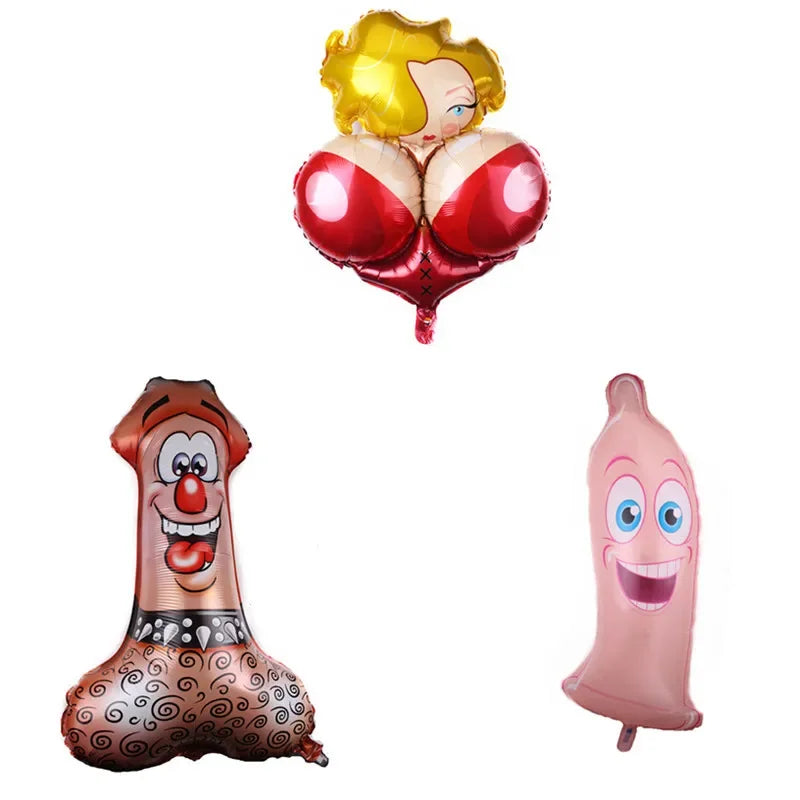 Fun Cartoon Aluminum Film Balloon Valentine's Day Prank Aluminum Foil Balloon Birthday Party Decoration Oasis Select