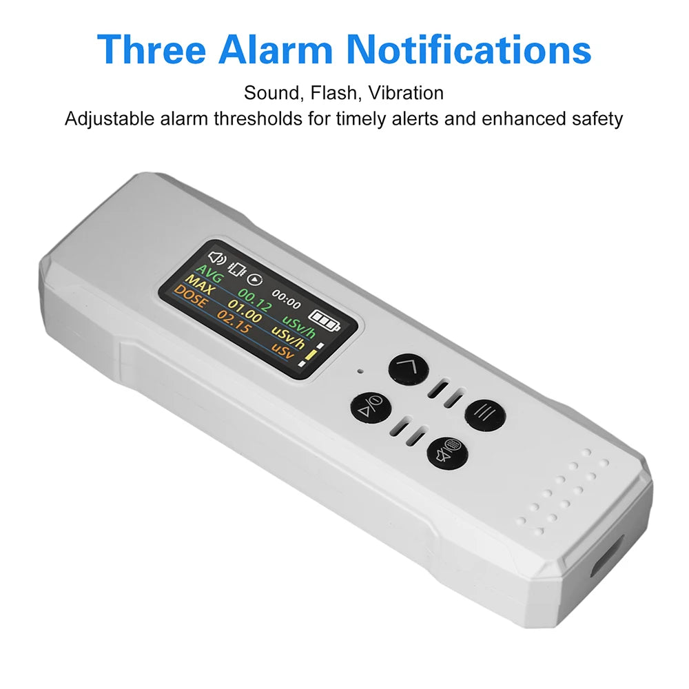 Portable Nuclear Radiation Detector Geiger Counter X Gamma Beta Ray Monitor For Nuclear Contaminated Seafood Detection Oasis Select