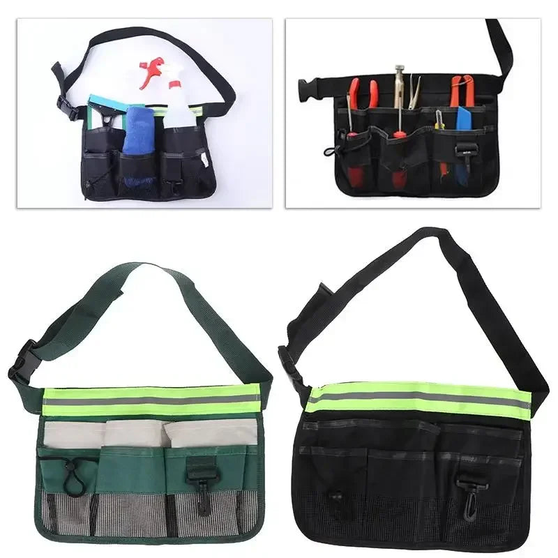 Tool Waist Bag Waist Pocket Outdoor Work Hand Tools Storage Pouch Hardware Tool Bags Electrician Gardening Tools Pocket Bag Oasis Select