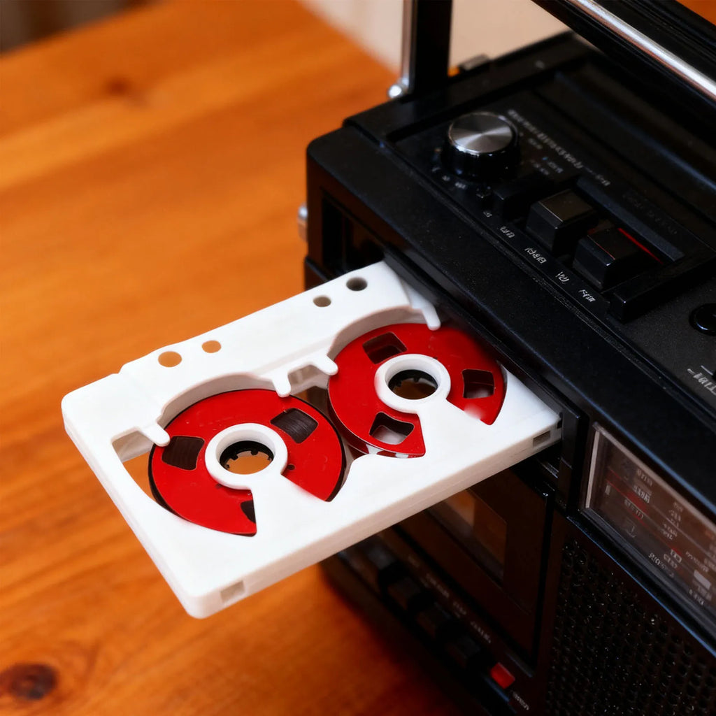 Blank Cassette Tape Reel to Reel Blank Cassette Tape Double Sided 50 Minute Music Recording Cassette Tape with Transparent Box Oasis Select Default Title