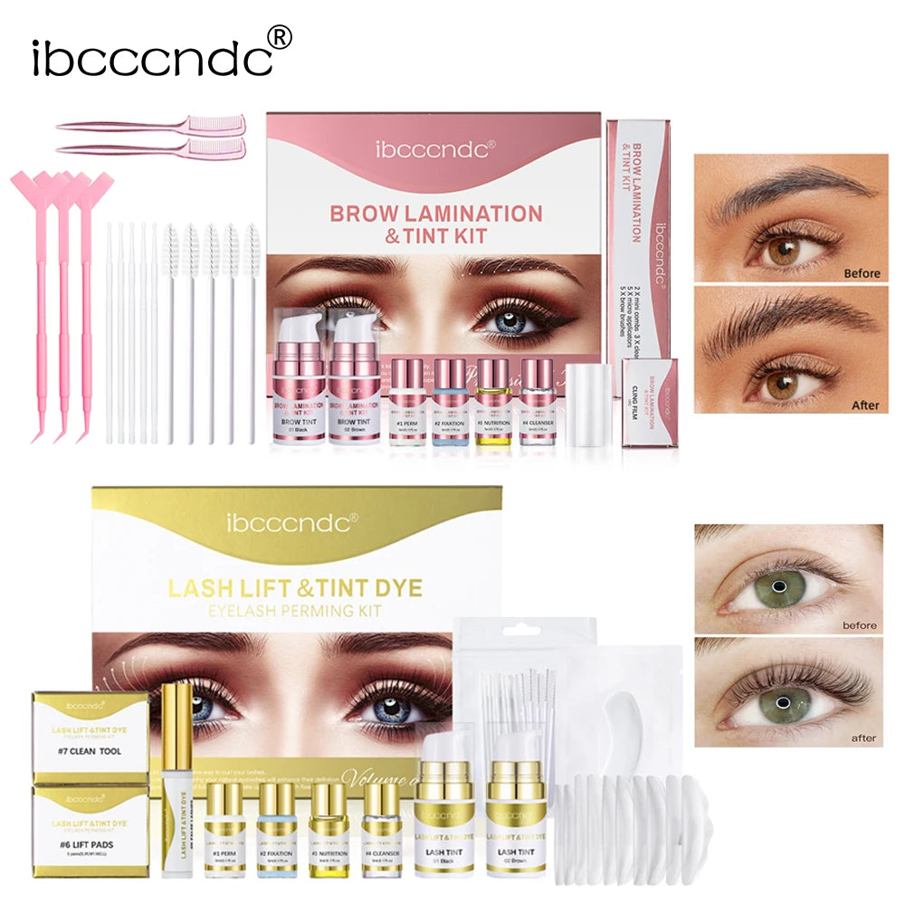 Semi-permanent Brow or Lash Lift and Tint Kit Professional Brow Lamination Eyelash Lifting Perming Lashes Dye Eyes Makeup Oasis Select