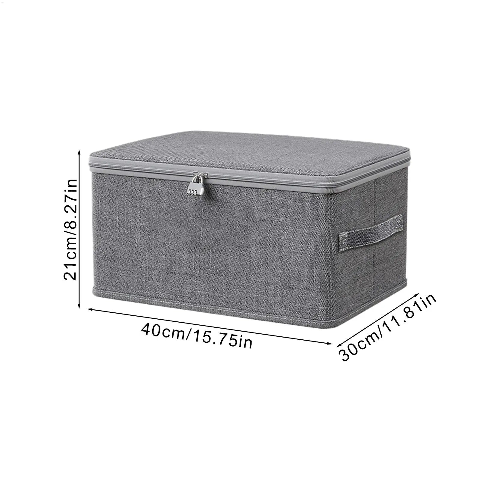 Locking Storage Box Organiser Box Lockable for Clothes Snacks Food Chest Lockout Utility Container for Jeans Oasis Select