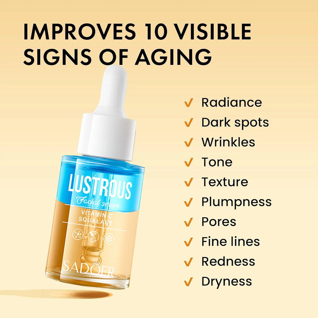 Vitamin C Squalane Face Serum – Brightening & Firming Oil