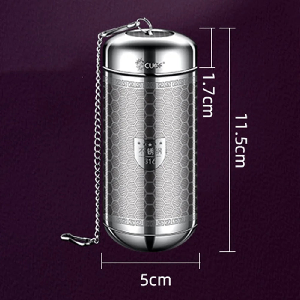 Stainless Steel Tea Infuser Tea Leaves Spice Seasoning Ball Strainer Teapot Fine Mesh Coffee Filter Teaware Oasis Select L