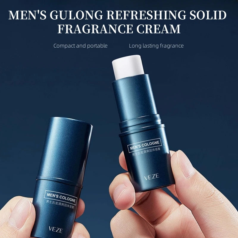 Men's Solid Perfume Stick – Fresh Portable Travel Fragrance Solid Cologne Stick Oasis Select