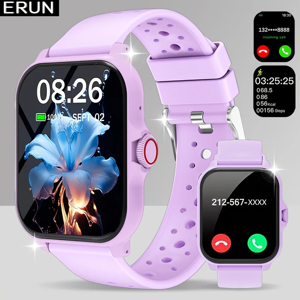ERUN Smartwatch – Call/SMS, Music Control & Fitness Tracker